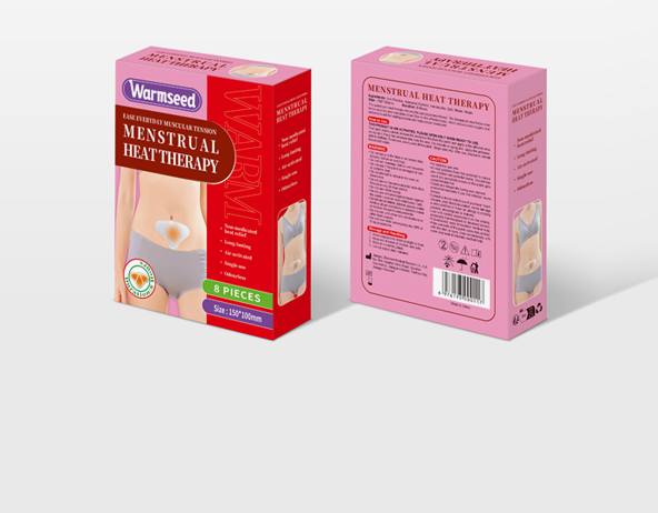 Stomach heat therapy patch